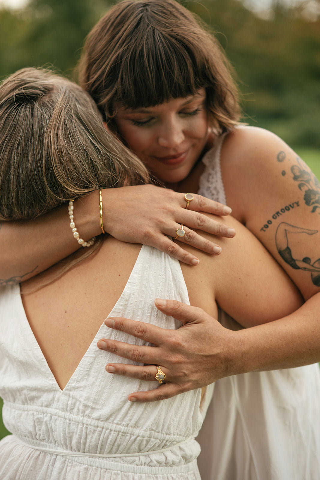 Sacred Siren Ring with Labradorite and Iolite