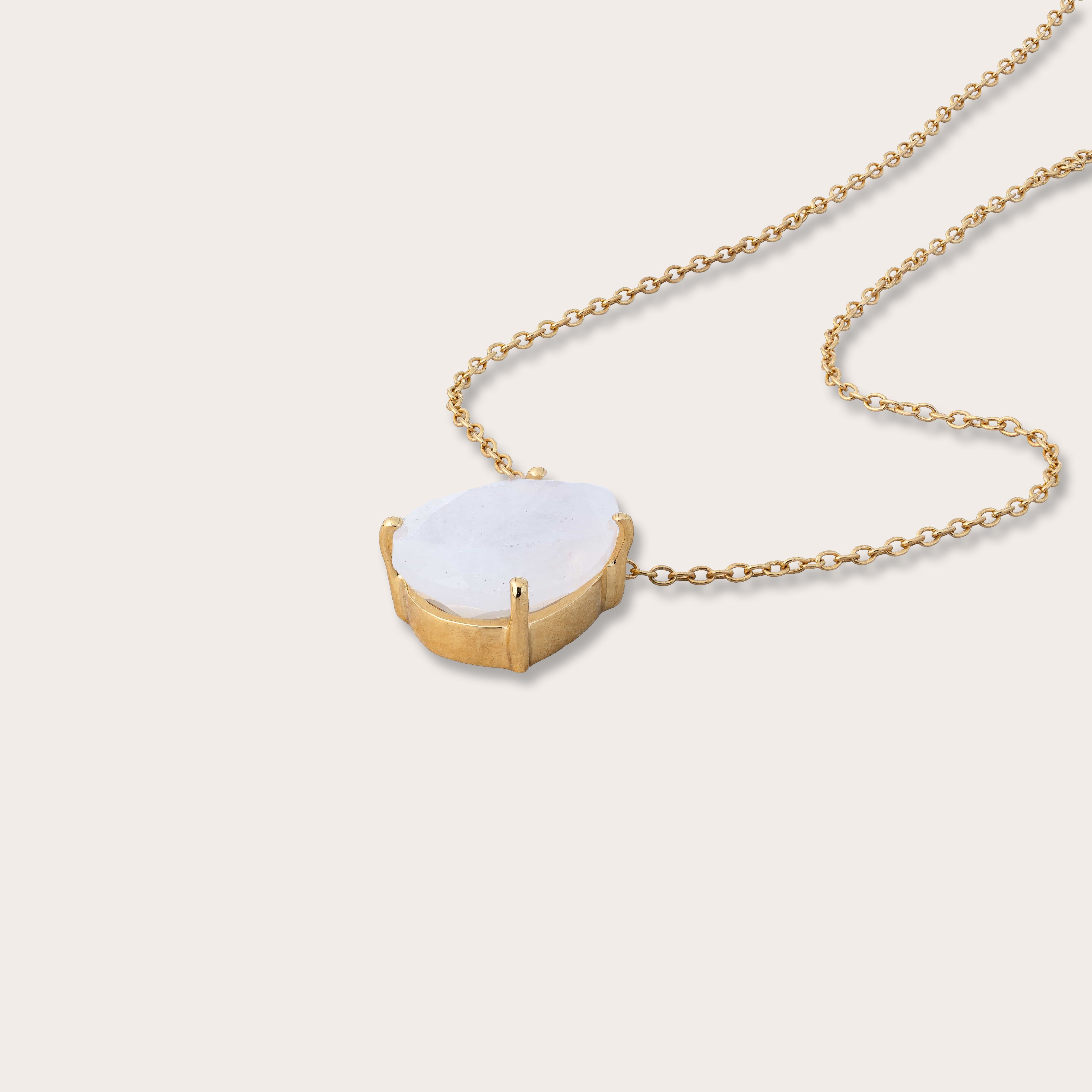 Tears of Aphrodite Necklace with Rainbow Moonstone